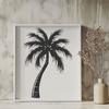 Artistic Palm Tree In SVG - For Free Download, Commercial Use