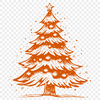 Artistic Christmas Tree In SVG, PNG, PDF And DXF File Formats - Free