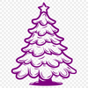 Unique Christmas Tree Vector Drawing - Free PDF