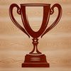 3D Metal Trophy Vector Graphics A 3D trophy with a metallic finish, ideal for sport-themed vector art and designs.