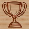 Beautiful Trophy Design Vector Art A 3D vector trophy design suitable for various digital cutting machines.