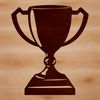 Beautiful Sport Trophy Vector Design A simple 2D representation of a trophy, designed as vector art for easy editing and customization.