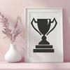 Trophy Template In PNG File Format For Free Download