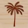 Beautiful Palm Tree Graphics Tall palm trees swaying in the breeze against a bright blue sky.