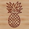 Pineapple Vector Graphic Free Download A high-quality vector illustration of a pineapple, suitable for printing or digital use in various formats including SVG.