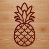 Simple Fruit Drawing SVG A simple line drawing of a pineapple fruit, suitable for vector design and commercial use.