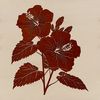 Exotic Flower Vector Graphic A high-quality, scalable vector graphic (SVG) illustration of a single Hibiscus flower with detailed petals and center.
