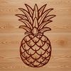 Pineapple SVG Design Element A stylized illustration of a pineapple, suitable for various uses including graphic design, crafting, and digital art.