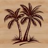 Vector Illustration of a Single Palm Tree Illustration of a single palm tree in vector format.