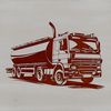 Modern Transportation Icon A high-resolution vector graphic of a large transportation vehicle.