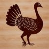 Gobble Up Some Design Inspiration A vector design of a turkey, suitable for various uses including commercial printing and personal projects.
