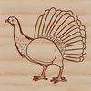 Gobble Up with Vector Fun A digital vector representation of a turkey, suitable for various design applications and commercial or personal use.