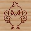 Free Vector Turkey Design A simple line drawing illustration of a turkey, suitable for various applications.