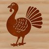Vector illustration of a farm animal, suitable for Christmas decorations or other festive designs.