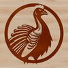 Free SVG Turkey Clipart A high-quality illustration of a turkey in vector format, suitable for various design projects.
