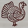 Colorful Turkey Illustrations Free Download A colorful illustration of a turkey in various settings and poses, suitable for vector art and design projects.