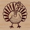 Farmer's Favorite Illustrated turkey graphic in vector format, ideal for farm animal designs and holiday decorations.