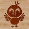 A realistic illustration of a turkey, suitable for various design applications including graphics and crafts.