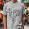 Turkey Illustration Vector A stylized illustration of a turkey, suitable for vector design projects.