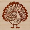 Turkey SVG Design Illustration SVG illustration of a turkey farm animal