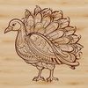 Stylized Farm Animal SVG A stylized illustration of a domesticated bird commonly raised on farms.