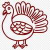 Free Unique Turkey Illustration