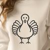 Cute Turkey - Glowforge SVG