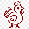 Artistic Turkey Vector Illustration - Free DXF Download