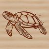Wild Seaside Encounter An SVG vector graphic of a seaside sea creature, a wild animal found near coastal areas.