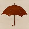 Illustrated umbrella design in vector format