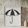 Rain Decal In SVG, PNG, PDF And DXF File Formats