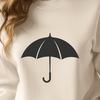 Rainy Days Made Easy with Beautiful Vector Umbrella Art A simple vector illustration of an umbrella, perfect for printing and cutting.