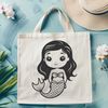 Myths of the Deep Vector Image A mythical sea creature from aquatic folklore, depicted in a stylized vector format.
