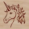 Mythical unicorn figurine with vibrant colors and intricate details
