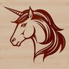 Magical Horse-Inspired Design A colorful mythical creature with a horse head, inspired by fairy tales.