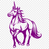 Unicorn Vector Craft File In SVG, PNG, PDF And DXF Formats