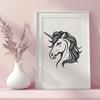 Beautiful Unicorn - Sublimation PNG