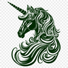 Free Unicorn Vector Drawing