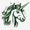 Artistic Unicorn Drawing In DXF For Free Download