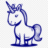 Unicorn In DXF Format - Free Commercial Use License