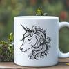 Beautiful Unicorn - Craft PDF