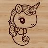 A mythical creature with the upper body of a mermaid and the lower body of a horse, depicted in a stylized vector design.