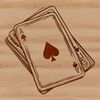 Free SVG Card Design Illustration of the Ace of Spades from a standard deck of cards.