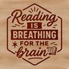 A minimalist illustration of a person reading a book with inspirational quotes, suitable for various creative projects.