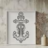 Ornate Anchor In SVG & PNG