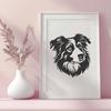 Free Free Australian Shepherd - Free DXF Download, Commercial Use