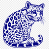 Unique Big Cat Illustration - Free DXF Download