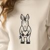 Beautiful Donkey Image - Free DXF