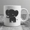 Cute Elephant In SVG