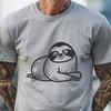 Stunning Sloth - Glowforge PNG